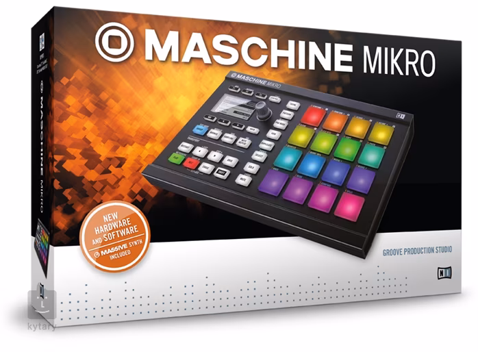 Native Instruments Maschine Mikro MK2 BK - MIDI kontroler, groove software