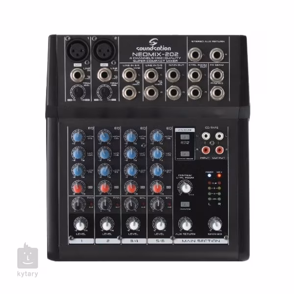 Soundsation Neomix 202 - Analogový mixážní pult