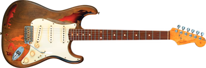 Fender Rory Gallagher Tribute Stratocaster RW 3SB - Elektrická kytara
