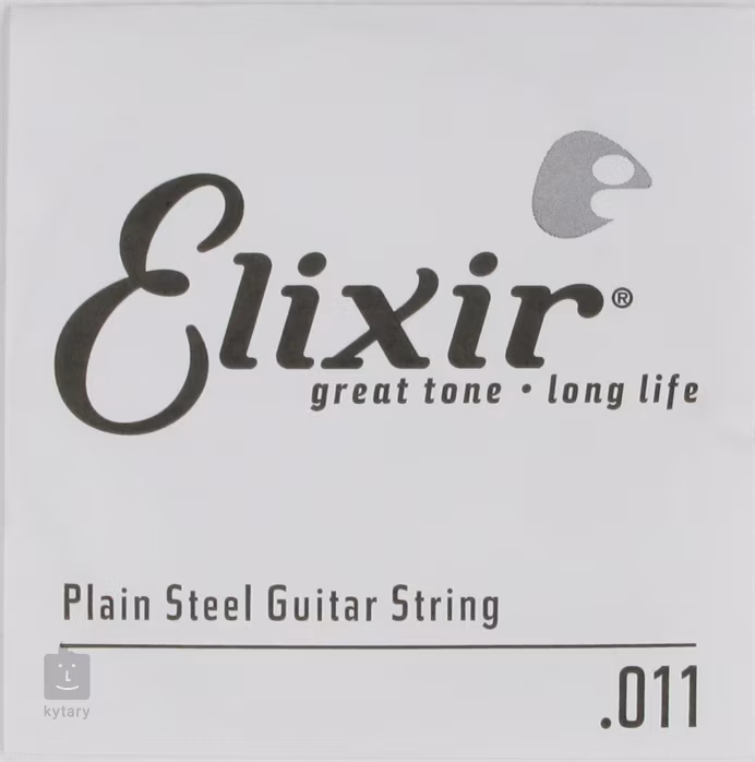 Elixir Anti-Rust Plain Steel Single .011" - Kusová struna
