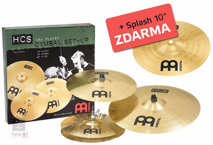Meinl HCS141620+10 splash free - Činelová sada