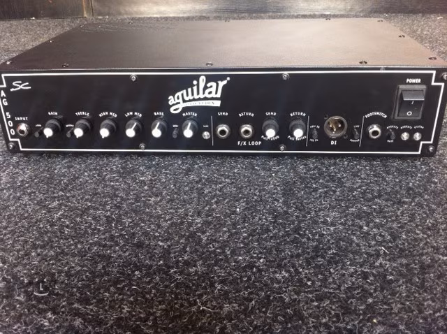 Aguilar AG 500SC (použito, bez příslušenství) - Baskytarový tranzistorový zesilovač