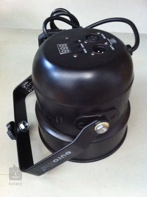 Eurolite LED PAR-56 RGB DMX, 151x 5mm LED, černý (použito) - 