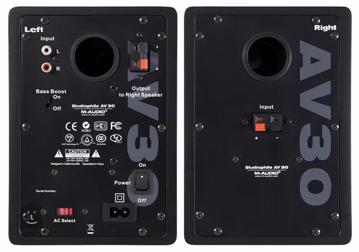 M-Audio AV-30 II - Aktivní studiové monitory