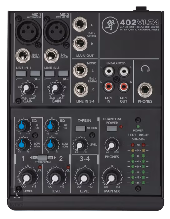 Mackie 402 VLZ4 (rozbalené) - Analogový mixážní pult