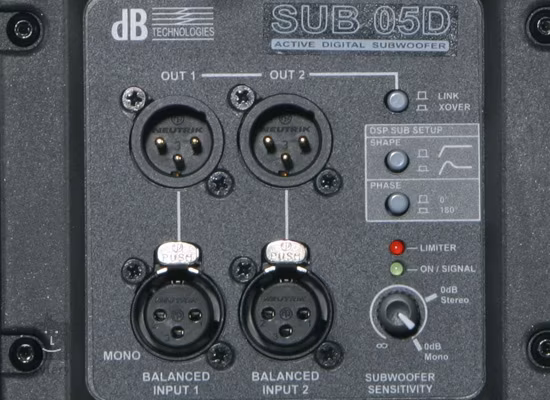 dB Technologies SUB 05 D - Aktivní subwoofer