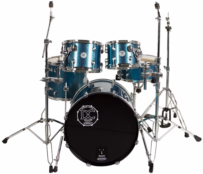 DC Drums Classic Fusion set Blue sparkle - 