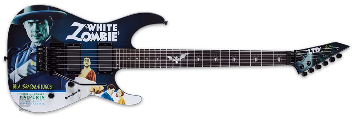 ESP LTD Kirk Hammett White Zombie Graphic - Elektrická kytara