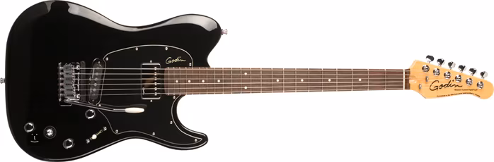 Godin Session Custom TriplePlay Black HG RN - 
