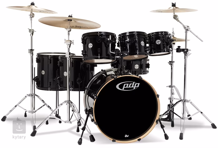 PDP Concept Maple CM7 Pearlescent Black - Bicí souprava