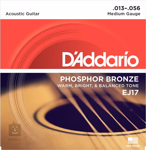 D'Addario EJ17 - Kovové struny pro akustickou kytaru