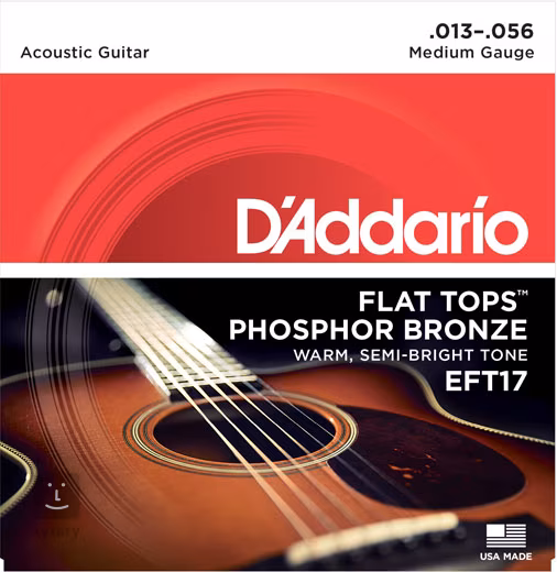 D'Addario EFT17 - Kovové struny pro akustickou kytaru