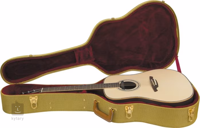 Fender Jumbo Acoustic Case Arch-top tweed - Kufr pro akustickou kytaru