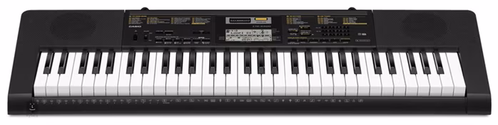 Casio CTK-2400 - Klávesy bez dynamiky