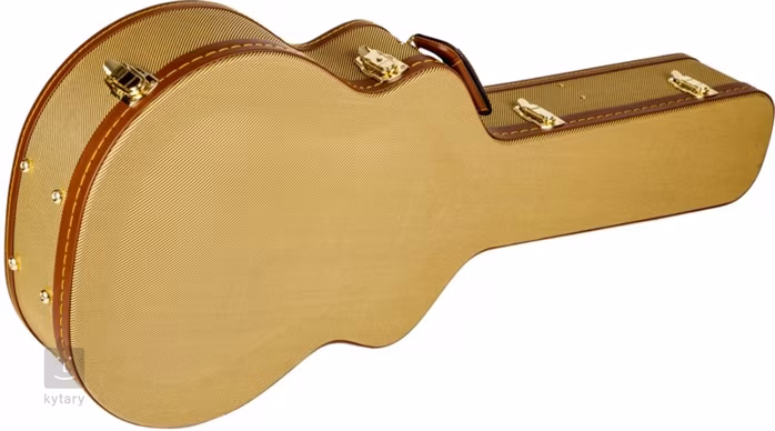 Fender Jumbo Acoustic Case Arch-top tweed - Kufr pro akustickou kytaru