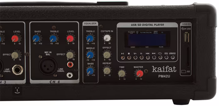 Kaifat PM 42U - Mixážní pult se zesilovačem