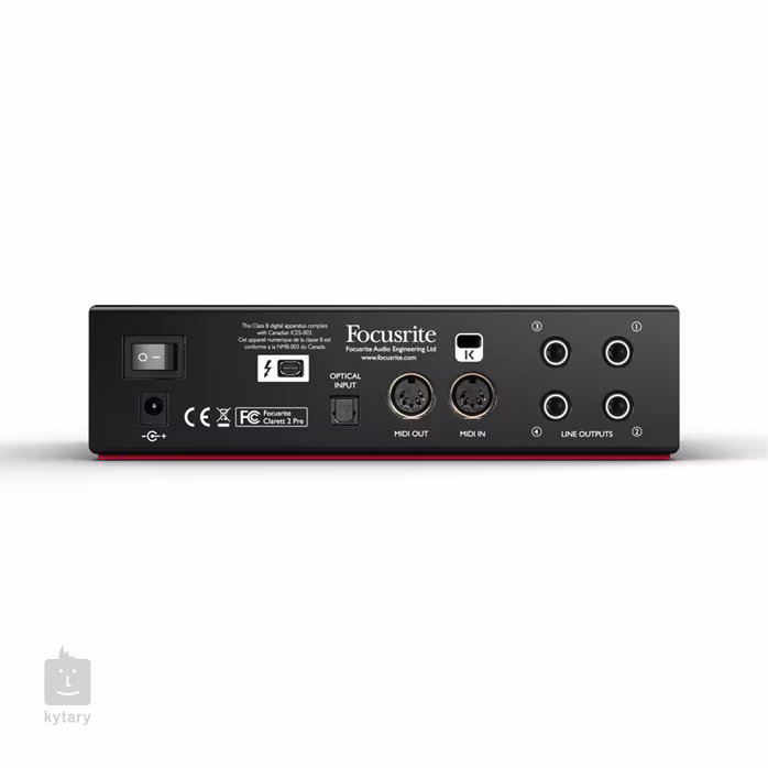 Focusrite Clarett 2 Pre (použité) - Thunderbolt zvuková karta