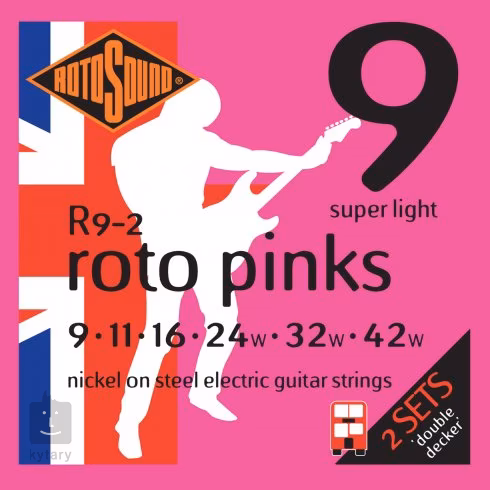 Rotosound R9-2 Rotos - Struny pro elektrickou kytaru