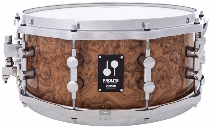 Sonor 14" x 6" ProLite snare Chocolate Burl - Snare bubínek