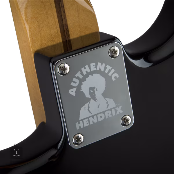 Fender Jimi Hendrix Stratocaster MN BK - Elektrická kytara