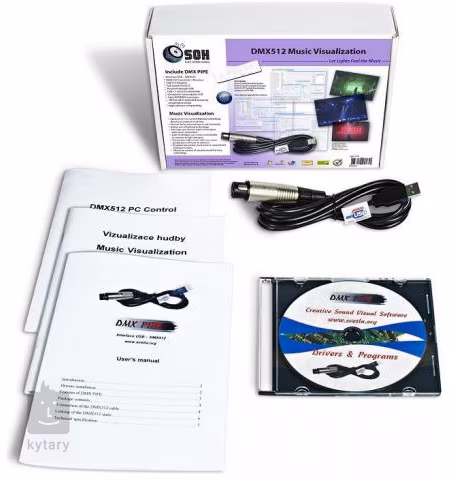 SOH DMX PIPE & Music Visualization 16 Lite - DMX USB interface