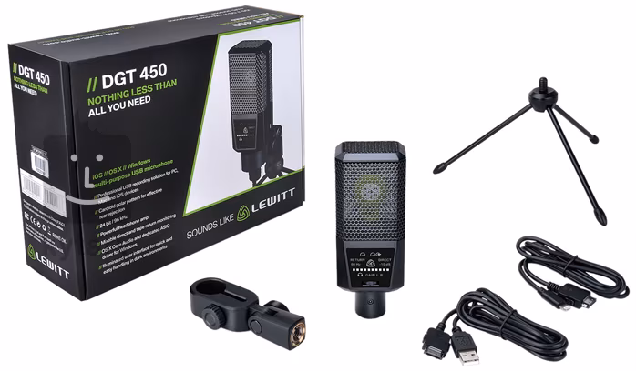 Lewitt DGT 450 - USB kondenzátorový mikrofon