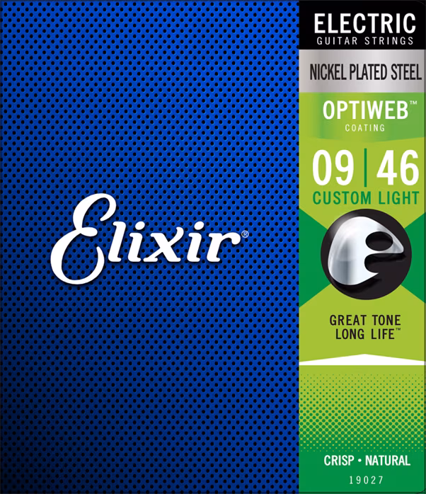 Elixir Optiweb Custom Light (rozbalené) - Struny pro elektrickou kytaru