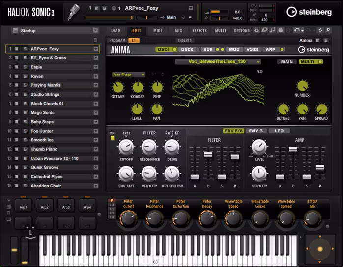 Steinberg Absolute 3 - Software