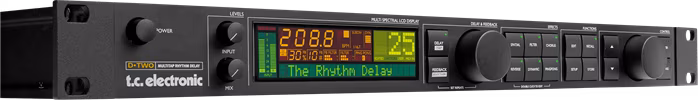 TC Electronic D-Two Multitap Rhythm Delay - Kytarový multiefekt do racku