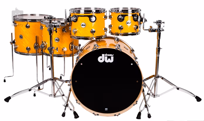 DW Collector´s Series Fusion 2 set Twisted Yellow - Bicí souprava