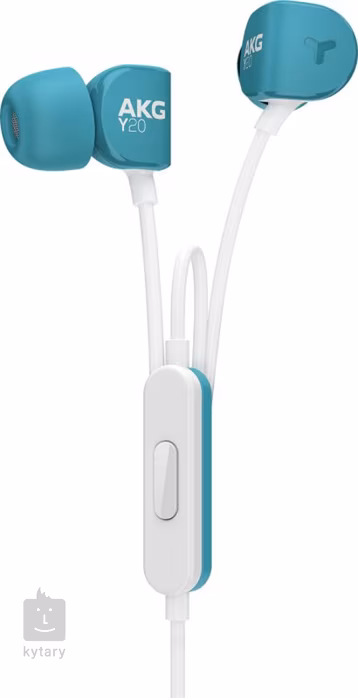 AKG Y20U Teal - In-Ear sluchátka