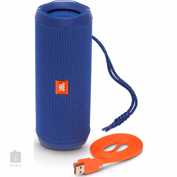 JBL Flip4 Blue - Bezdrátový přenosný reproduktor