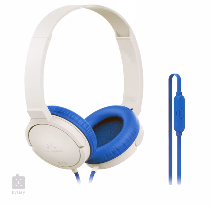 SoundMAGIC P10S Blue White - Sluchátka