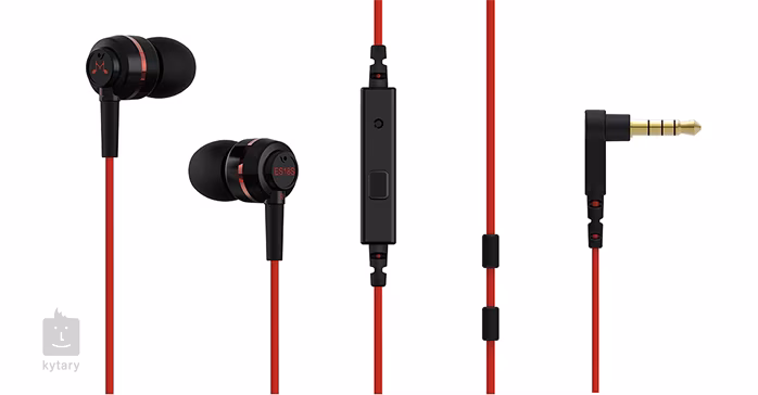 SoundMAGIC ES18S Black Red - In-Ear sluchátka