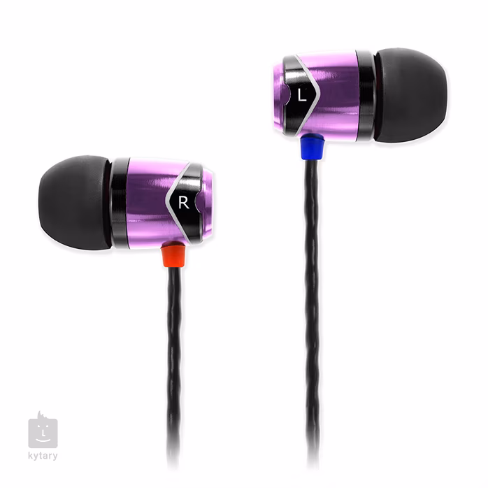 SoundMAGIC E10 Black Purple - In-Ear sluchátka