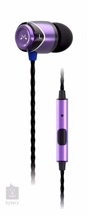 SoundMAGIC E10 Black Purple - In-Ear sluchátka