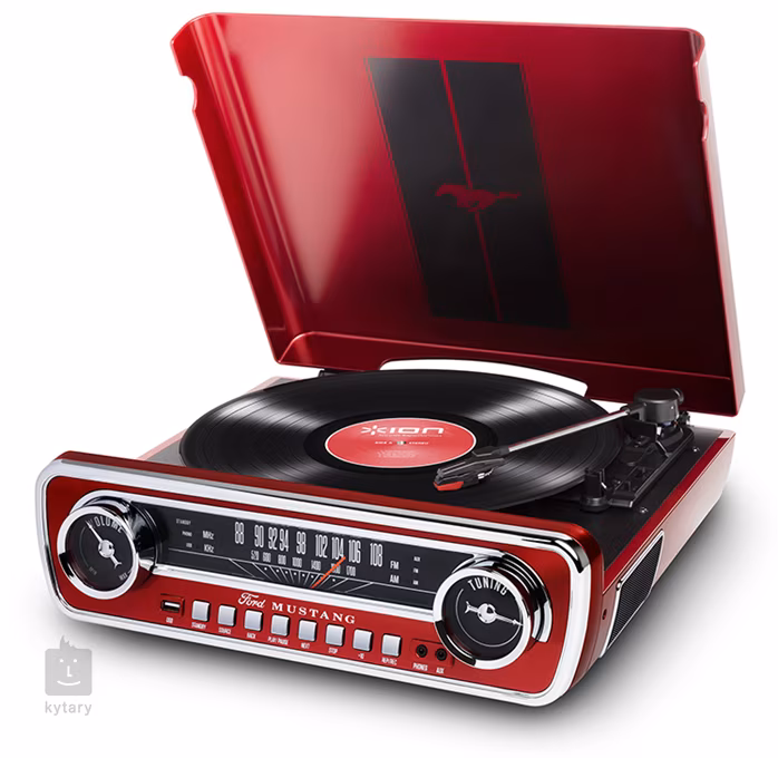 ION Mustang LP Red (rozbalené) - Gramofon