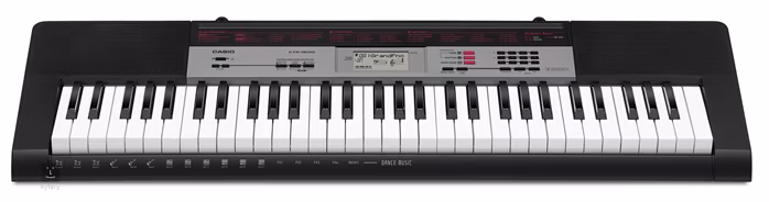Casio CTK-1500 - Klávesy bez dynamiky