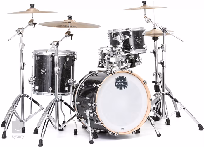 Mapex Saturn V Tour 20" Black Pearl - Bicí souprava