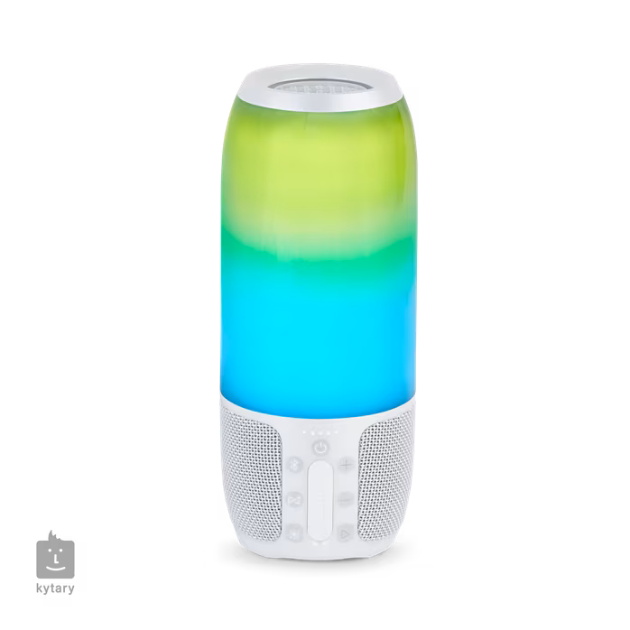 JBL Pulse 3 White - Bezdrátový přenosný reproduktor