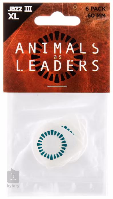 Dunlop Animals As Leaders Tortex Jazz III 0.60 White - Signature trsátka