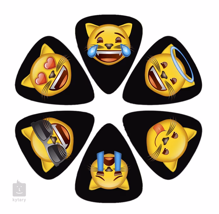 Perri's Leathers Emoji Picks V Cat - Trsátka