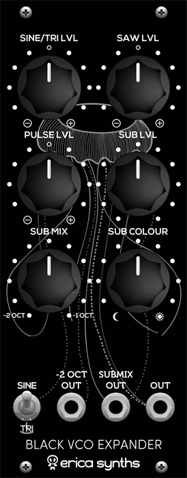 Erica Synths Black VCO Expander - Eurorack modul