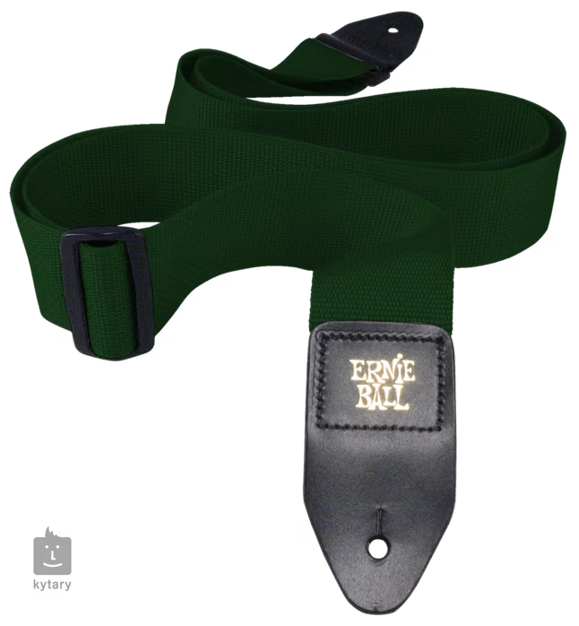 Ernie Ball Polypro Strap Forest Green - Kytarový popruh
