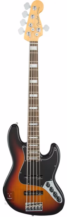 Fender American Elite Jazz Bass V EB 3TBS - Elektrická baskytara
