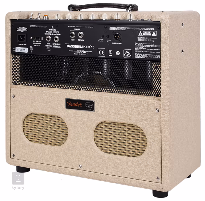 Fender Limited Edition Bassbreaker 15 Combo Blonde - Kytarové lampové kombo