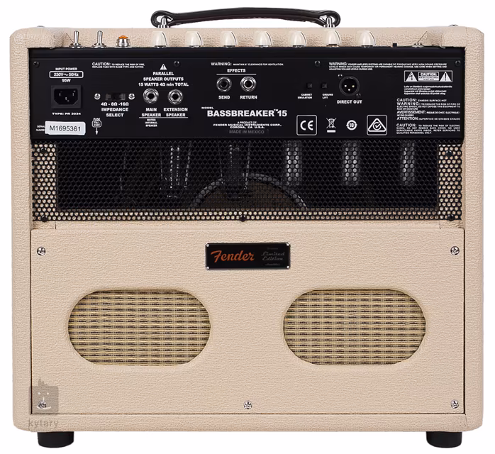 Fender Limited Edition Bassbreaker 15 Combo Blonde - Kytarové lampové kombo