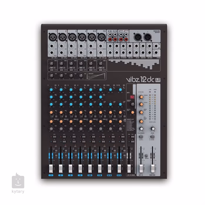 LD Systems VIBZ 12 DC - Analogový mixážní pult