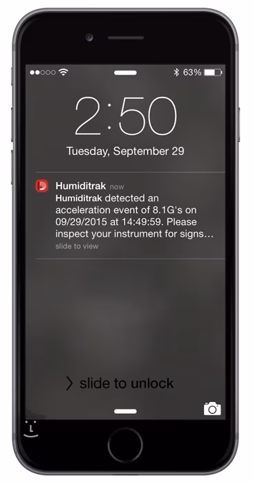 D'Addario Humiditrak - Bluetooth Humidity and Temperature Sensor - Teploměr, vlhkoměr