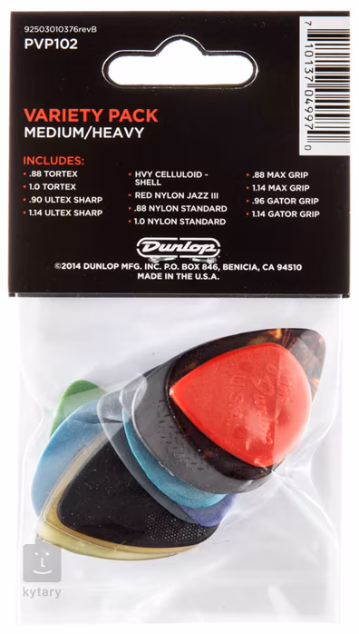 Dunlop Variety Pack Medium/Heavy (rozbalené) - Trsátka